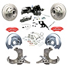 TDC6726ZYP 1967-1970 GM C10/15 Truck/Suburban 2WD, Power Disc Brake Red Wilwood Calipers Black Upper - image 1