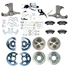 TDC6756BXP 1967-1970 GM C10/C15 Truck/Suburban 2WD, Power 4-Wheel Disc Kit, Black Wilwood Calipers - image 1