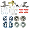 TDC6756ZP 1967-1970 GM C10/C15 Truck 2WD, Power 4-Wheel Disc Brake Kit, Red Wilwood Calipers - image 1