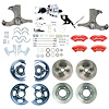 TDC6756ZXP 1967-1970 GM C10/15 Truck, 2WD Power 4-Wheel Disc Brake Kit. Red Wilwood Calipers - image 1