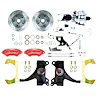 TDC7125DZXP 1971-1972 GM C10/15 Truck/Suburban, 2 in. Drop, Power Front Disc Kit, Red Wilwood Calipers - image 1