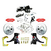 TDC7125DZYP 1971-1972 GM C10/15 Truck/Suburban, 2 in. Drop, Power Front Disc Kit, Red Wilwood Calipers - image 1