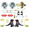 TDC7325DZP 1973-1987 GM C10 Truck/Suburban 2 in. Drop Power Front Disc Brake Kit Red Wilwood Calipers - image 1