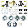 TDC7355DBP 1973-1987 GM C10/C15 Truck/Suburban 2 in. Drop Power 4-Wheel Disc Kit Black Wilwood Calipers - image 1