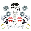 TDC7355DZYP 1973-1987 GM C10 Truck 2 in. Drop Power 4-Wheel Disc Red Wilwood Calipers Black Upper - image 1
