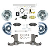 THB6015BP 1960-1962 Chevy/GMC Hydraulic Brake Assist Front Disc Brake Kit Black Wilwood Calipers - image 1