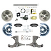 THB6016BP 1960-1962 GM Truck, Hydraulic Assist Front Disc Brake Kit, Black Wilwood Calipers - image 1