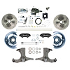 THB6016BXP 1960-1962 GM Hydraulic Assist Front Disc Brake Kit Black Wilwood Calipers Chrome Upper - image 1