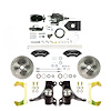 THB6016DBYP 1960-1962 GM Truck 2 in. Drop, Hydraulic Assist Front Disc Kit Black Wilwood Calipers - image 1