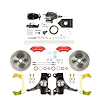 THB6016DZYP 1960-1962 GM Truck 2 in. Drop, Hydraulic Assist Front Disc Brakes, Red Wilwood Calipers - image 1