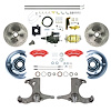 THB6016ZP 1960-1962 GM Truck Hydraulic Assist Front Disc Brake Conv. Kit, Red Wilwood Calipers - image 1
