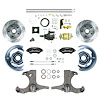 THB6325BP 1963-1966 Chevy Hydro Boost Disc Brake Conversion Kit, Black Wilwood Calipers - image 1