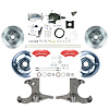 THB6325ZXP 1963-1966 Chevy Truck, Hydro Boost Disc Brake Conversion Kit Red Wilwood Calipers - image 1