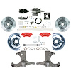 THB6325ZYP 1963-1966 GM Truck/Suburban Black Hydraulic Assist Disc Brake Conv Red Wilwood Calipers - image 1