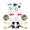 THB6326DZXP 1963-1966 Chevy Truck, 2 in. Drop, Hydro Boost Disc Brake Kit Red Wilwood Calipers - image 1