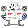 THB6326ZXP 1963-1966 Chevy Truck, Hydro Boost Disc Brake Conversion Kit Red Wilwood Calipers - image 1