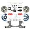 THB6326ZYP 1963-1966 GM Truck/Suburban Black Hydraulic Brake Assist Disc Conv Red Wilwood Calipers - image 1