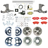 THB6356ZP 1963-1966 GM Truck 2WD, Hydraulic Assist 4-Wheel Disc Brakes, Red Wilwood Calipers - image 1