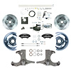 THB6725BXP 1967-1970 Chevy C10/15 Truck Chrome Hydraulic Assist Front Conv Black Wilwood Calipers - image 1