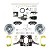THB6725DBYP 1967-1970 GM Truck 2 in. Drop Blzck Hydraulic Assist Front Conv, Black Wilwood Calipers - image 1