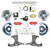 THB6725ZP 1967-1970 Chevy Truck/Suburban Hydraulic Assist Front Disc Conv, Red Wilwood Calipers - image 1