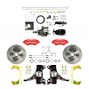 THB6726DZYP 1967-1970 GM Truck 2 in. Drop Black Hydraulic Assist Disc Kit, Red Wilwood Calipers - image 1