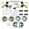 THB6756DZP 1967-1970 GM Truck 2 in. Drop Hydraulic assist 4-Wheel Disc Kit; Red Wilwood Calipers - image 1