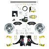 THB7125DBP 1971-1972 GM C10 Truck 2 in. Drop Hydraulic Assist Disc Brake Black Wilwood Calipers - image 1