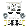THB7125DBYP 1971-1972 C10 Truck 2 in. Drop Black Hydraulic Assist Disc Kit Black Wilwood Calipers - image 1