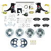 THB7155DBP 1971-1972 C10 Truck 2 in. Drop Hydraulic Assist 4-Wheel Disc Kit Black Wilwood Calipers - image 1