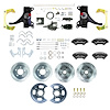 THB7155DBYP 1971-1972 C10 Truck 2 in. Drop Black Hydraulic Assist 4-Wheel Disc Black Wilwood Calipers - image 1