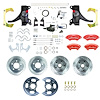 THB7355DZXP 1973-1987 C10 Truck 2 in. Drop Chrome Hydraulic Assist 4-Wheel Kit Red Wilwood Calipers - image 1