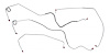 Front Brake Line Kit 1978-1980 Chevy/GMC Pickup 4WD - image 1