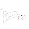 89 4 WD Pwr. Disc - Front Brake Line Kit 7 Pcs. - image 1