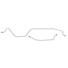 55 - "57 Series II Standard Duty, Rear Axle Lines, Stainless, 2 Pcs. - image 1