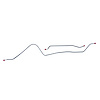 "71 - "72 4WD w/ Dana, Rear Axle Brake Lines, Stainless, 2 Pcs. - image 1
