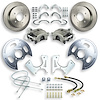 TRD4705 GM 10 & 12-Bolt Rear Disc Brake Conversion Kit for 1971-1987 Chevy Trucks w/ 5 x 5 in. Lug Pattern [Natural Calipers] - image 1