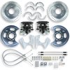 TRD4705S GM 10 & 12-Bolt Rear Disc Brake Conversion Kit for 1971-1986 Chevy Trucks w/ 5 x 5 in. Lug Pattern [Black Calipers] - image 2