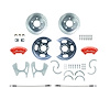 TRD4745ZP 1963-72 Chevy/GMC Truck Rear Disc Brake Conversion, Red Wilwood Calipers, 5 Lug - image 1