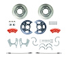 TRD4746ZP 1963-1972 Chevy/GMC Truck Rear Disc Brake Conv. Kit Red Wilwood Calipers 6 Lug - image 1
