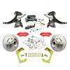 TSD6016DZYP 1960-1962 GM Truck 2 in. Drop, Power Front Disc Brakes Red Wilwood Caliper Black Upper - image 1