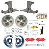 TSD6016ZP 1960-1962 GM Truck, Standard Front Disc Brake Conversion Kit, Red Wilwood Calipers - image 1