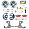 TSD6315ZP 1963-1970 Chevy/GMC Truck/Suburban, Std Front Disc Brake Kit Red Wilwood Calipers 5 Lug - image 1