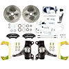 TSD6316DBXP 1963-1970 GM Truck/Suburban 2 in. Drop Std Front Disc Brake Kit, Black Wilwood calipers 6 Lug - image 1