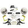 TSD6316DBYP 1963-1970 GM Truck/Suburban, 2 in. Drop Std Front Disc Brake Kit, Black Wilwood Calipers 6 Lug - image 1