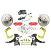 TSD6316DZYP 1963-1970 GM Truck/Suburban, 2 in. Drop Std Front Disc Brake Kit, Black Wilwood Calipers 6 Lug - image 1