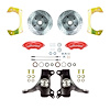 TWK6015DZP 1960-1962 Chevy Truck 2WD 2 in. Drop, At The Wheel Disc Brake Kit, Red Wilwood Calipers - image 1
