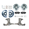 TWK6315BP 1963-1970 GM Truck/Suburban 2WD, 2 in. At The Wheel Disc Brake kit Black Wilwood Calipers - image 1