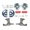 TWK6315ZP 1963-1970 GM Truck/Suburban, 2WD, At-The-Wheel Disc Conversion Kit Red Wilwood Calipers - image 1
