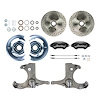 TWK6316BP 1963-1970 GM Truck/Suburban 2WD, At-The-Wheel Disc conversion Kit Black Wilwood Calipers - image 1